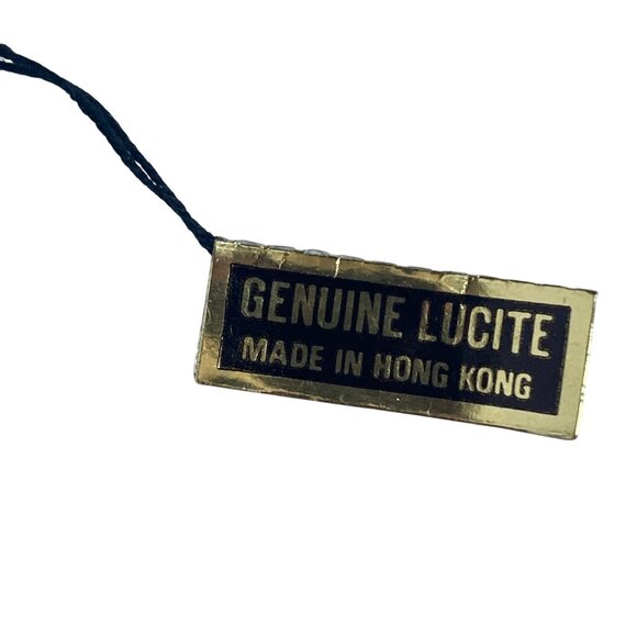 Vintage 80s Cherry Red Lucite Beaded Necklace Long 34" Silver Tone Discs Mod NWT - Picture 4 of 8